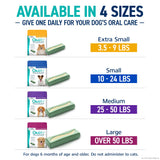 ORAVET Dental Chews for Dogs, Oral Care and Hygiene Chews (Large Dogs, Over 50 lbs.) Pink Pouch, 30 Count (Pack of 1)