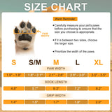 BEAUTYZOO Anti-Slip Dog Socks,Dog Shoes for Hot/Cold Pavement,Paw Protectors with Grips 3 Pairs for Puppy Small Medium Large Senior Old Dogs,Dog Socks to Prevent Licking and Hardwood Floor Protection
