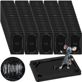 Mouse and Insect Glue Traps Mouse Sticky Traps Plastic Sticky Adhesive Mice Snake Insect to Use Indoor (64 Pieces,3 x 5 Inch)