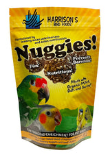 Harrison's Bird Foods Nuggies Treats - A Revolutionary High Potency Nuggets Treat Designed to Support Bird Health and Diet Transitions, 196g