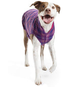 Goldpaw Duluth Double Fleece Dog Sweater Vest for Small Dogs - Soft, Stretchy Dog Fleece - Warm Pet Jacket for Fall and Winter - Premium Pet Outerwear - Machine Washable - Mulberry/Fuchsia - Size 10