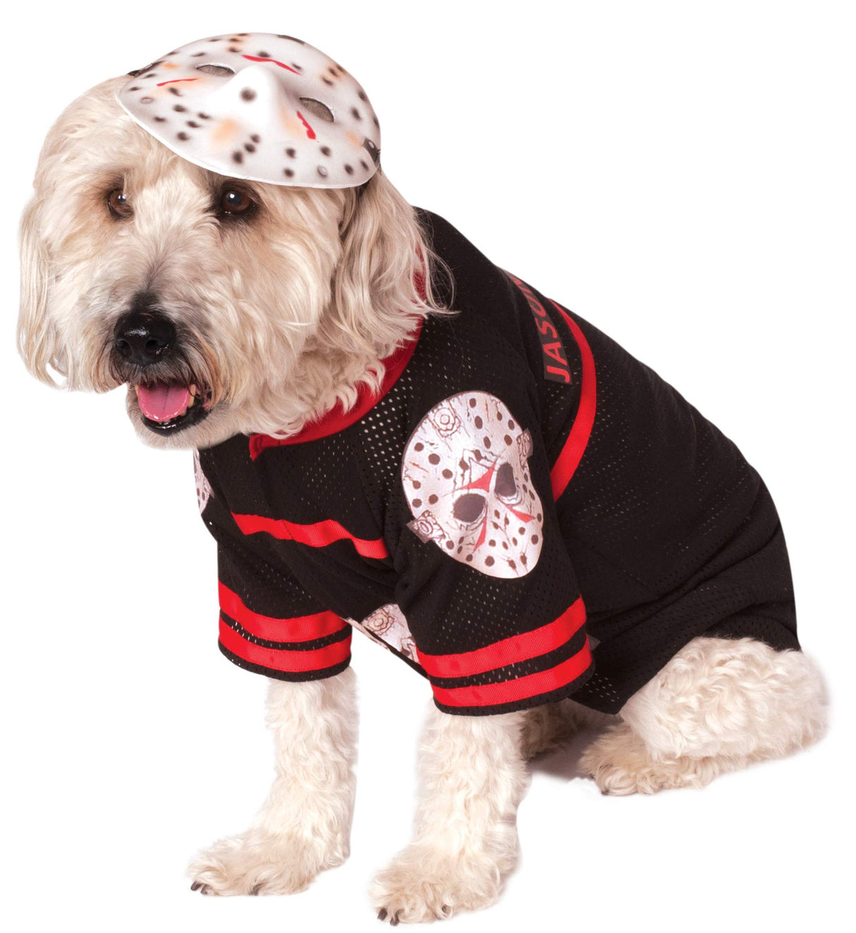 Friday the 13th: Jason Voorhees Pet Costume for For Dogs or Cats by Rubies, XL