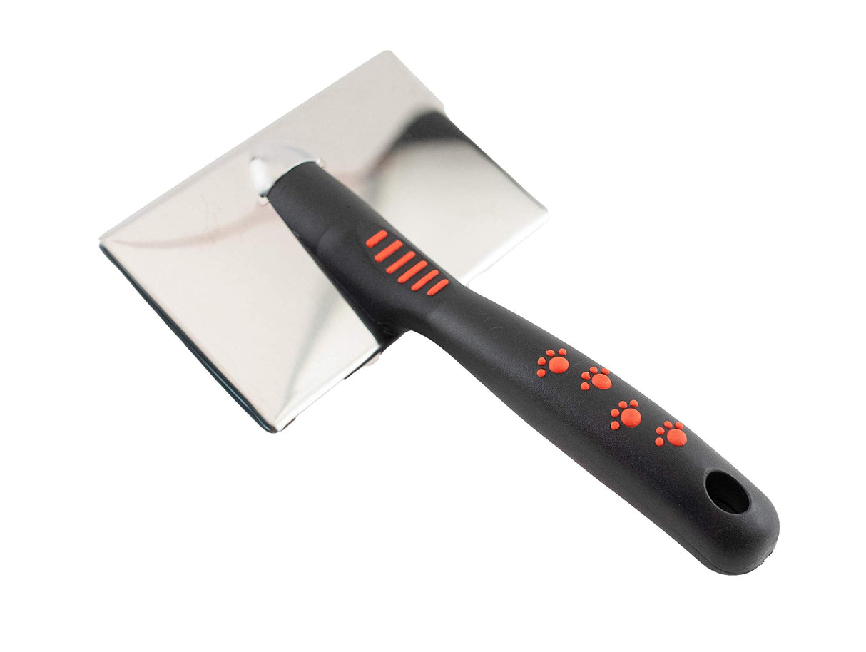 Paw Brothers Professional Grade Extra Long Slicker Brush - Ergonomic Handle, Removes Loose Undercoat and Tangles for Dogs