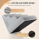 Dog Stairs for Bed Up to 24" H, Extra Height 22.8" 4-Step Pet Steps for Small Dogs and Cats, Non-Slip Sturdy Dog Ramp with Anti-Tip Safety Strap and Washable Cover,Balanced Ramp Indoor Pet Stairs