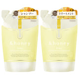 &HONEY Silky Smooth Moisture Shampoo and Treatment Refill Set Skin Care "Transform rough hair into silky, smooth hair that glides through your fingers."