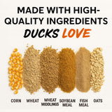 Hapetrails Duck Feeder Floating Duck Food Pellets for Ponds & Parks | Safe Feed for Ducks, Geese & Swans | Floats for Hours | with Niacin | Ditch The Bread, Feed The Revolution (5 lb)