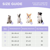 LE SURE Cute Dog Bed for Medium Dogs - Washable Pet Beds,Cozy Rectangle Orthopedic Sofa with Jacquard Shaggy Plush & Anti Slip Bottom,30x24x8inches