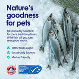 Liquid Fish Oil for Dogs with Omega 3, 6 & 9 Fatty Acids, Wild Caught from Iceland, Skin and Coat Supplement for Shedding, Itchy Skin, Allergies, Brain and Heart Health, Rich in EPA + DHA - 16 oz