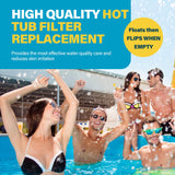 Kintillate Hot Tub Chlorine Cartridge Replacement Compatible with Frog Floating System,4 Pack Mineral Replacement Cartridges for Hot Tubs up to 600 Gallons, Smart Self-Regulating Water Treatment