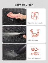 Oasser SUV Cargo Liner for Dogs Large Cargo Liner for SUV Waterproof Trunk Cover for Dogs with Detachable Pocket (Black, XL (55 x 91inch)