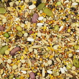 KikiBirds Feather Shine High Potency Blend with Bee Pollen & Freeze-Dried Sprouts - Premium Parrot Food for Molting, Breeding & Growth - Omega Rich | 17.5% Plant Protein | USA-Made