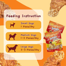 Load image into Gallery viewer, Jungle Calling Beef Tendons for Dogs, Chicken Wrapped Tendons Dog Chews Long Lasting Hip and Joint Supplement for Dogs with Glucosamine (Knotted Bone)

