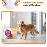 Anti-Slip Dog Paw Protector Pads for Senior Dogs, Dog Paw Adhesive Pads on Hardwood Floor,Senior Pets Essentials with Strong Traction,Puppy Grippers,Pink,12 Sets 48 pc L