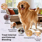 Quick Stop Bleeding for Dogs, Natural Yunnan Sanqi Powder for Hemangiosarcoma, Hemoabdomen, Pericardial Effusion, Cancer Bleeding, Severe Bruising, Ulcer-Related Bleeding, Bloody Stools - 60g