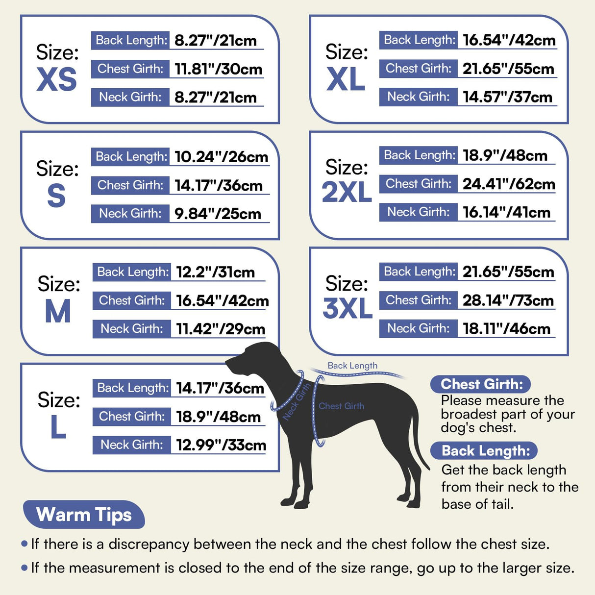 Queenmore Dog Sweater Male Female Dog Christmas Sweater Winter Jacket Coats with Leash Hole for XL Dogs Fleece Dogs Sweaters for Large Pets Collie Pitbull, Blue XL