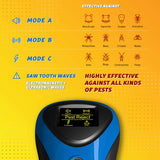 New 2024 Powerful Mouse Mice Rat Bat Squirrel Repellent -with LCD - Outdoor/Indoor - Electronic Ultrasonic Pest Repeller Plug in - Deterrent Rodent Control - Electromagnetic Waves Repellent
