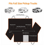iBuddy Truck Seat Cover for Dogs Waterproof 900D Soft Back Seat Cover for Crew Cab Protects Vehicle from Dog Hair, Scratches, Dirt Durable Rear Seat Cover for Pickup Truck F150 F250 Ram GMC 1500 2500