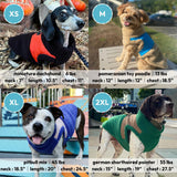 Gooby Zip Up Sherpa Vest - Purple, Large - Two Tone Fuzzy Fleece Dog Sweater with Built-in Harness and Extra Security for Small Dog and Medium Dog