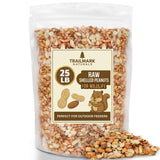 25 LB - Raw Shelled Peanuts for Squirrels, Out of Shell Peanuts for Birds and Wildlife- Squirrel Food, Wild Bird Seed - Grown in The USA