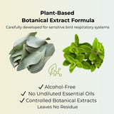 BioPetix Eucalyptus and Thyme Extract Bird Bath Spray I Special Herbal Formula for Vibrant and Healthy Feathers I Suitable for All Birds - 8 Fl Oz.