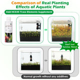 Hygger CO2 HC035 All-in-One Liquid Aquarium Plant Fertilizer - with Essential Micro & Macro Nutrients for Freshwater Planted Tanks, 150ml/500ml/1000ml (150mL)