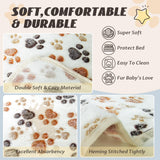 YedsIntu 6 Pcs Absorbent Guinea Pig Blankets Washable Small Animal Fleece Bedding Cage Liners Reusable Pet Pee Pad Sleep Mat Pad Cover for Hamster Ferret Rabbit Chinchilla Hedgehog (16"x24")