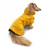 Hudson Hound, Dachshund Raincoat, Sausage Dog Rain Jacket, Long Dog Coat, Weiner Dog Raincoat, Doxie Rain Jacket (Medium)
