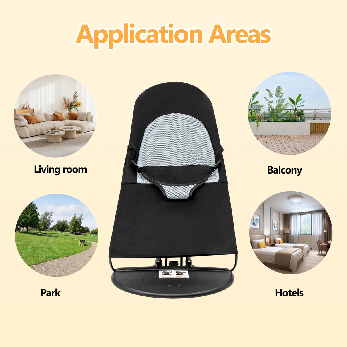 Surneis Dog Rocking Bed, Folding Rocking Chair Portable Dog Cooling Mat Pet Bouncy Bed 3-Speed Height Adjustable Cat Indoor Lounge Washable V-Shaped Bracket for Pets Weighing Less Than 33.07 Lbs