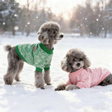 3 Pack Christmas Dog Sweaters for Small Dogs - Warm Fleece Unisex Puppy Sweater Outfit, Cute Cozy Thermal Winter Clothes for Small Breed Puppies & Cats
