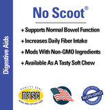 Vet Classics No Scoot Dog Supplements for Healthy Anal Gland Function – Support Normal Bowel Functions, Anal Glands – Increases Daily Fiber Intake for Dogs – 120 Soft Chews