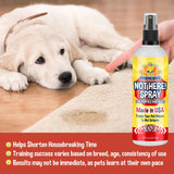 Bodhi Dog Not Here Spray - Trains Pets Where Not To Pee - Dog & Puppy Potty Training Spray to Stop Marking & Urinating Indoors or Outdoors - Safe for Furniture, Carpet & Floors - Made in USA (8 Fl Oz)