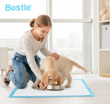 Load image into Gallery viewer, BESTLE Large Pet Training and Puppy Pads Pee Pad for Dogs 24"x24"-80 Count Super Absorbent &amp; Leak-Proof
