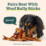 WOOF BullySafe - Bully Stick Holder - Durable Dog Chew Holder for Safe, Long-Lasting Play - Easy to Clean - No More Swallowed Ends