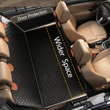 Pigirdle Back Seat Extender for Dogs, Hard Bottom Car Seat Cover for Dogs, Dog Hammock for Car/SUV with Mesh Window & Side Flaps