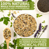 KikiBirds Premium Parrot Food| Protein-Rich Low-Fat Formula | Cockatiel, Conure, Lovebird, Quaker, Parrotlet | No Corn, Soy, Peanuts | Gourmet Whole Grains & Seeds | Daily Maintenance Blend (3 lbs)