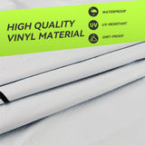 RVMATE RV Tire Covers, Dual Axle Wheel Cover (1 Pack) Fits 30"-33" Diameter Tires, Waterproof Anti-UV White Dual Tire Covers RV Accessories for Truck/Trailer