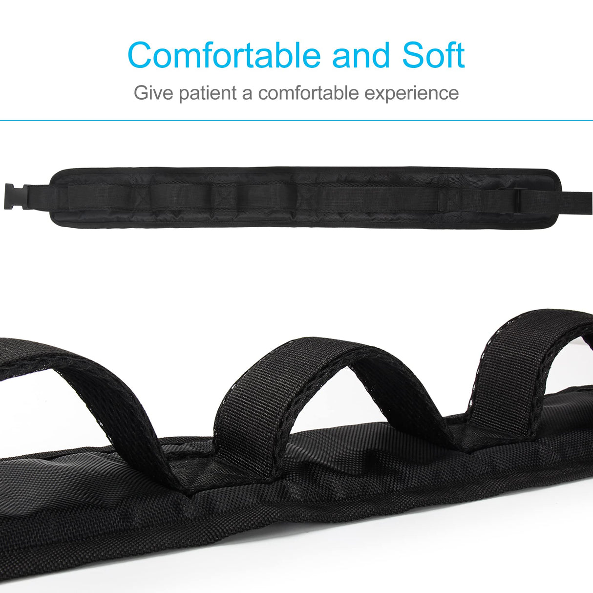 REAQER Gait Belt Transfer Belts for Lifting Seniors Walking and Standing Assist Aid for Bariatric, Elderly, Handicap, Occupational & Physical TherapyCaregiver Nurse Therapist