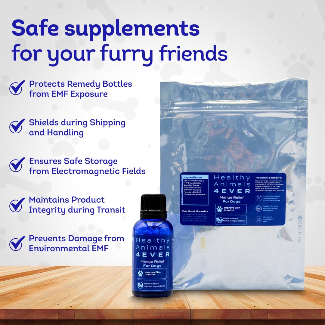 HA4E - Mange Relief for Dogs - Treatment for Itchiness, Scabs, & Hair Loss Caused by Mites - All-Natural, Homeopathic, Non-GMO, Organic, Gluten, Preservative & Chemical Free - 300 Tablets