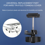 DICMIC Truck Tonneau Cover Replacement and Accessories Part Kit for Hard Tri-fold & Quad-fold Truck Bed Cover Include Nut, T-Bolt and Tonneau Cover Clamp, 4X Rear Clamp