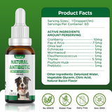 Antibiotics for Dogs,Natural Antibiotics for Dogs,Pet Antibiotic,Supplement for Urinary Tract Support, Digestion & Skin Health,Dog Allergy and Itch,Natural Herbal Supplement