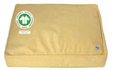 Molly Mutt Elysium Dog Bed Duvet Cover, GOTS-Certified 100% Cotton Canvas Cover for Dog, Puppy, or Cat Bed, Durable, Washable, and Free of Harmful Chemicals, Small, 22"x27"x5", Yellow