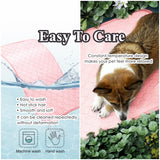 Mannice Dog Cooling Mat, Pet Cooling Mat for Dogs Cooling Blanket for Dogs Dog Cooling Pad for Kennels, Crates, Cars, Indoor & Outdoor Ice Silk Cooling Mat for Extra Large Dogs (Pink, XL(40 * 28"))