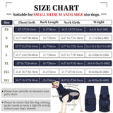 ROZKITCH Anti-Anxiety Dog Shirt, Breathable Pet Vest for Storms & Fireworks, Dog Calming Hoodie with Ear Cover for Separation Relief NavyBlue XL