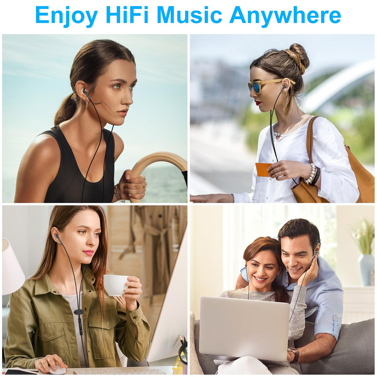 Samsung Earbuds Wired USB C for Galaxy S26 S25 S24 Ultra/S24 FE/S23/S22/S21/S20,Type C Wired Headphones with Microphone Earphones for iPhone 17e/17 Pro/17 Air Pro Max/16/15,iPad,Pixel 10 9 8,One Plus9