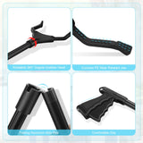 2-Pack Reacher Grabber Pickup Tool, 32" Long Grabber Tool, Trash Picker Grabber for Elderly Grab It Reaching Tool, Garbage Picker Upper Grabber, Litter Pick Up Grab Tool, Claw Grabber Stick (Black)