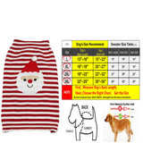 HAPEE Christmas Large Dog Sweaters,Santa Xmas Dog Clothes (P02-Santa Claus, XX-Large)