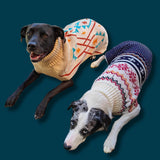 Cozy Acrylic Dog Sweater for Outdoor Adventures—Breathable & Insulating Knit—Classic Fit—Backpacking Gear for Dogs—Dog Hiking Gear—Dog Camping Gear (Large, Nordic)