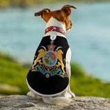 Imperial Coat of Arms of Iran Funny Dog Shirts Pet Sleeveless Clothes Puppy Cat Breathable T-Shirts for Small to Large