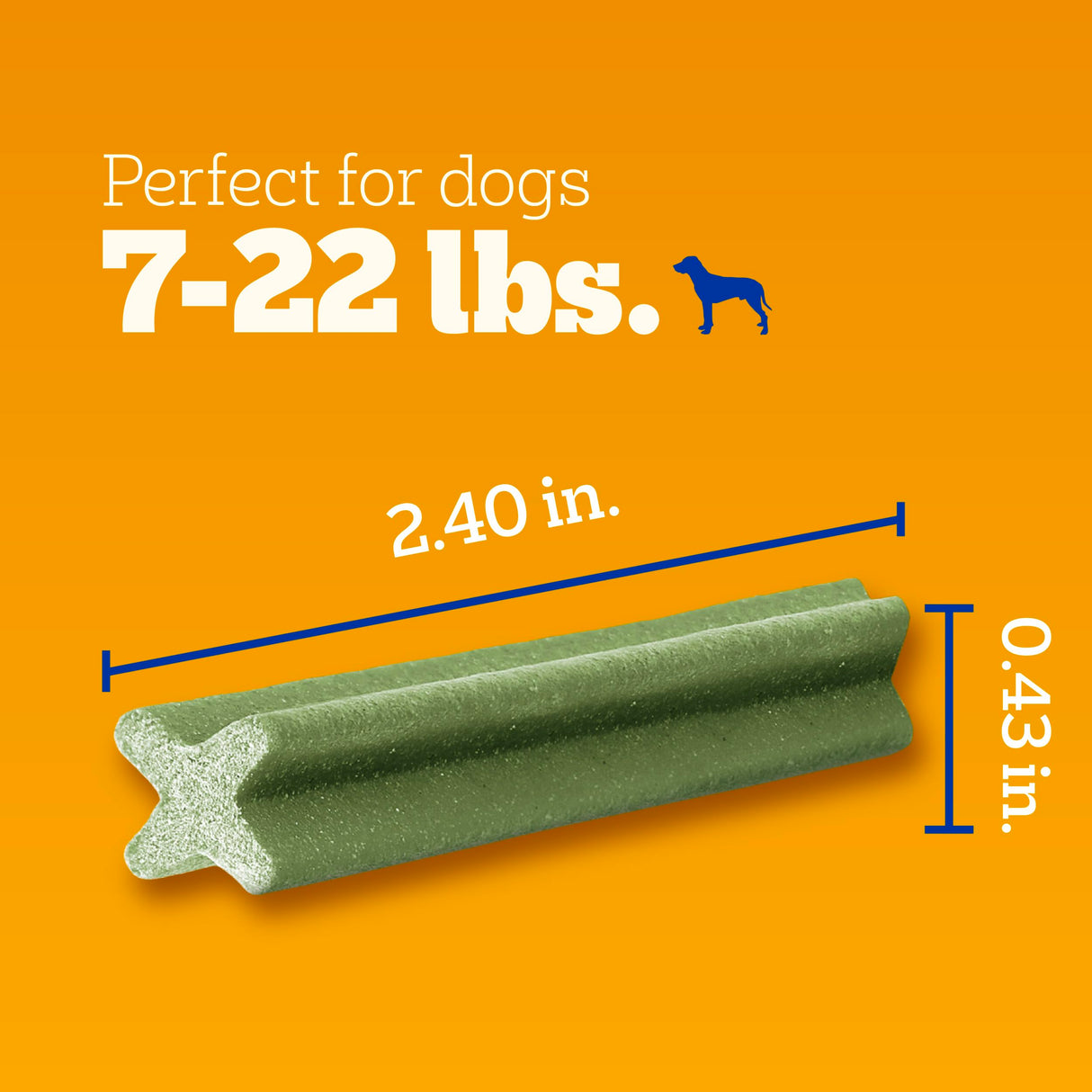 Pedigree Dentastix Small and Toy Breed Dog Treats, Fresh Flavor, 1.54 lb. Bag (102 Treats)
