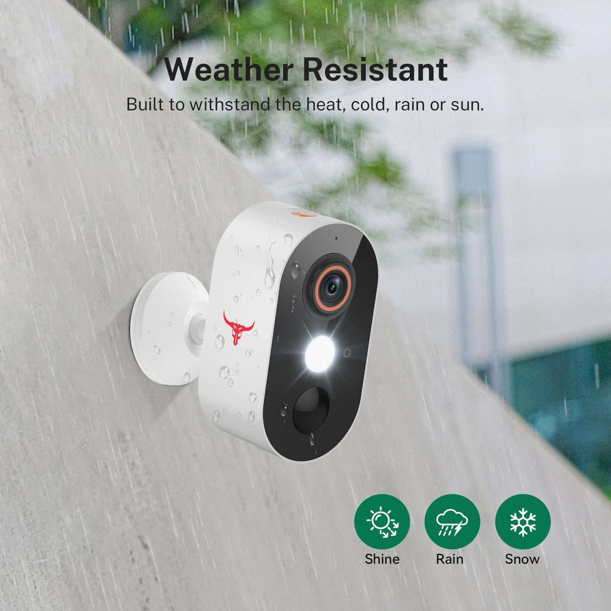 1080p Wireless Security Camera with AI Human Detection, Night Vision, 2-Way Talk, Cloud Storage, 2.4G WiFi, Battery Camera for Home Security (1 Spotlight)
